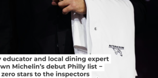 Three Philly restaurants were awarded a Michelin star, and the chefs given a custom-designed chef’s jacket. Lando Hass/picture alliance via Getty Images